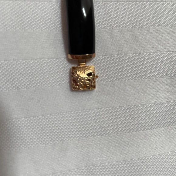 Vintage 14K Yellow Gold and Onyx Link Bracelet. Excellent condition. - Picture 5 of 6